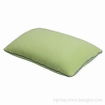 Bubble foam pillow with biodegrade memory foam layer, recycling foam pillow